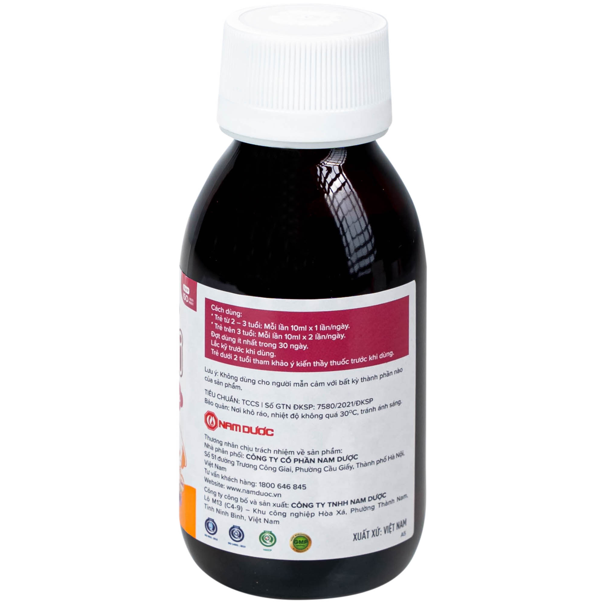 Siro giúp trẻ ăn ngon Ích Nhi Plus Nam Dược (100ml)