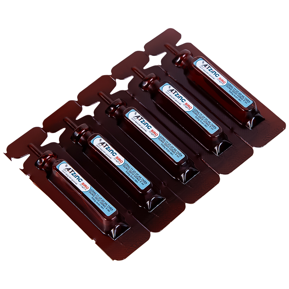 Siro A.Tzinc 10mg/5ml An Thiên phòng ngừa và điều trị thiếu kẽm (30 ống)