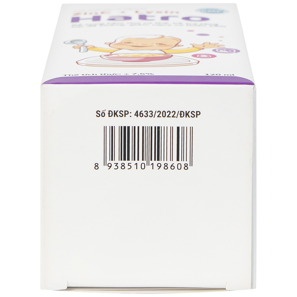 Siro bổ sung kẽm, hỗ trợ tăng sức đề kháng cho trẻ ZinC + Lysin Hatro (120ml)