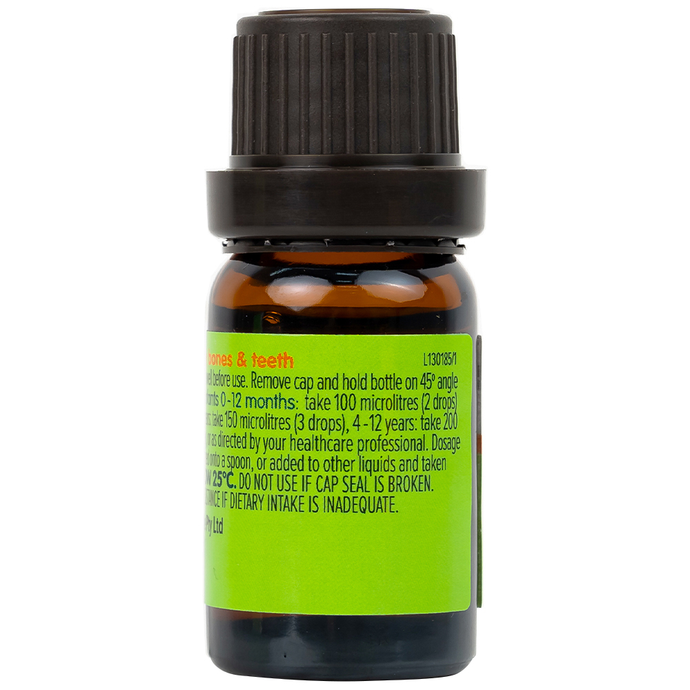 Siro giúp xương răng chắc khỏe, bổ sung vitamin D3 + K2 Brauer Baby & Kids D3 + K2 High Potency MK-7 Drops (10ml)