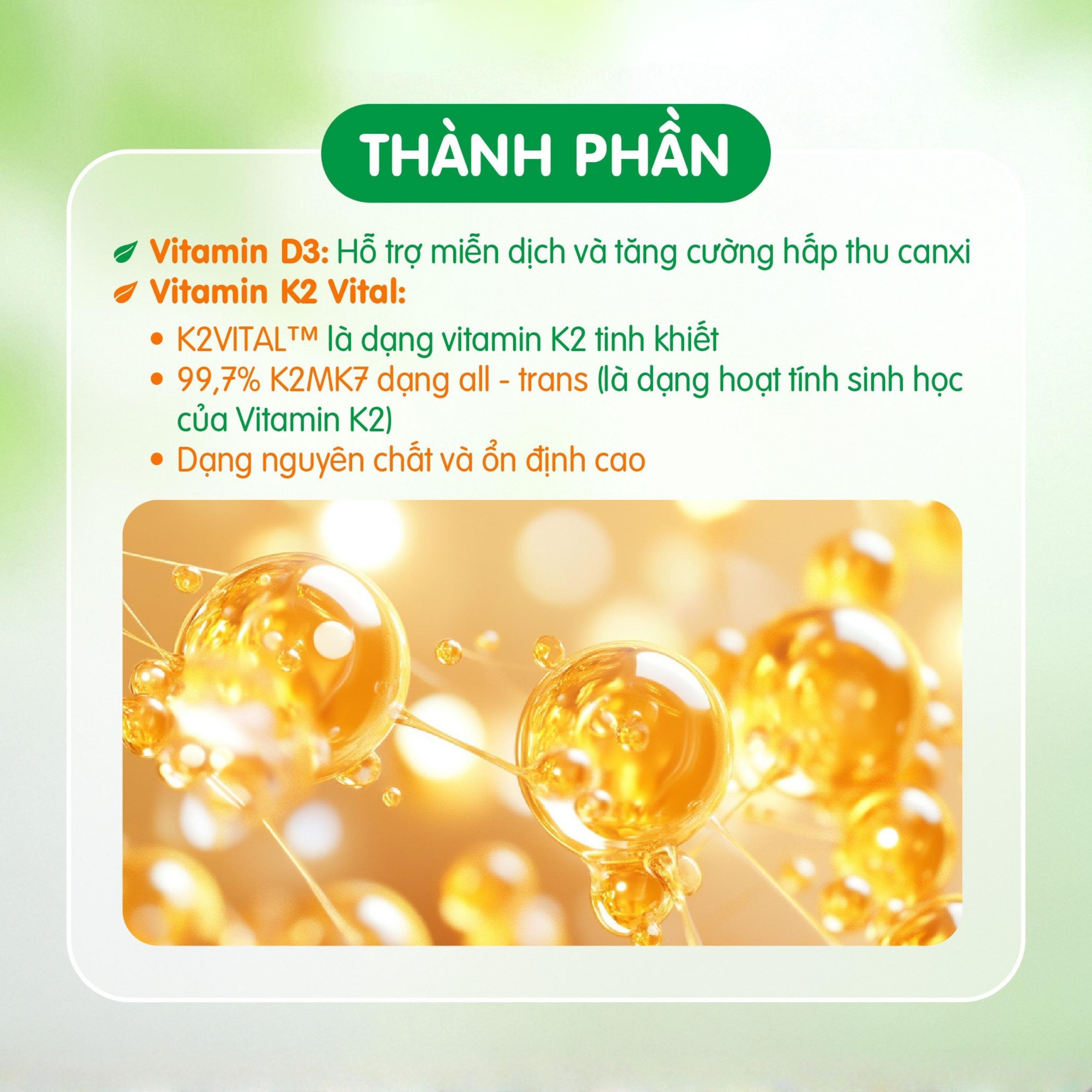 Siro giúp xương răng chắc khỏe, bổ sung vitamin D3 + K2 Brauer Baby & Kids D3 + K2 High Potency MK-7 Drops (10ml)