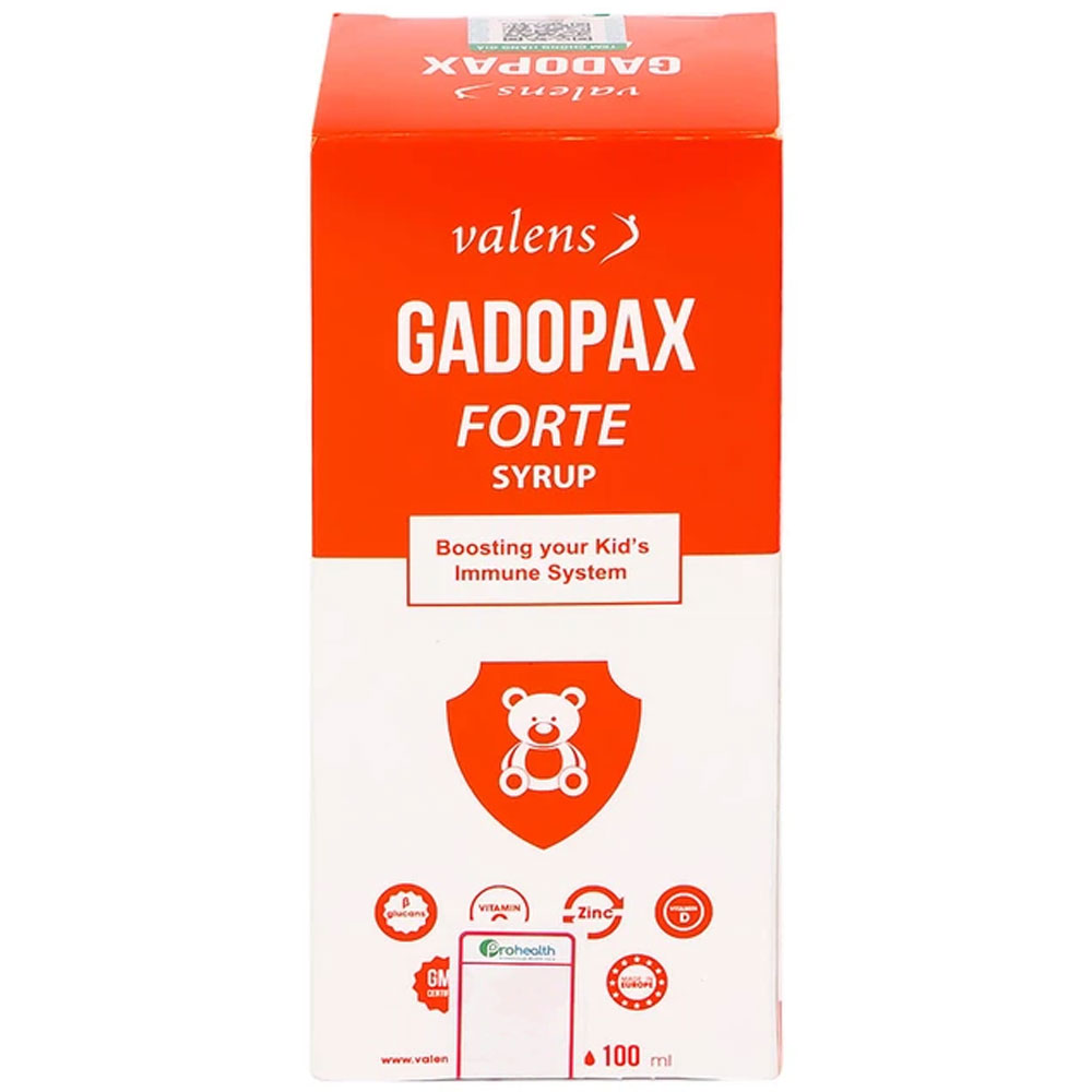 Siro hỗ trợ tăng sức đề kháng Gadopax Forte Valens (100ml)