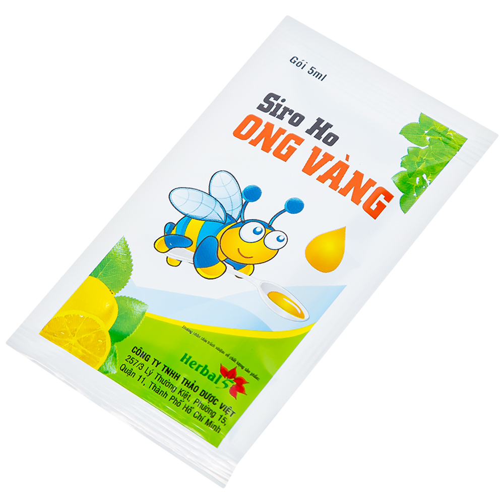Siro ho Ong Vàng Thảo Dược Việt (30 gói)