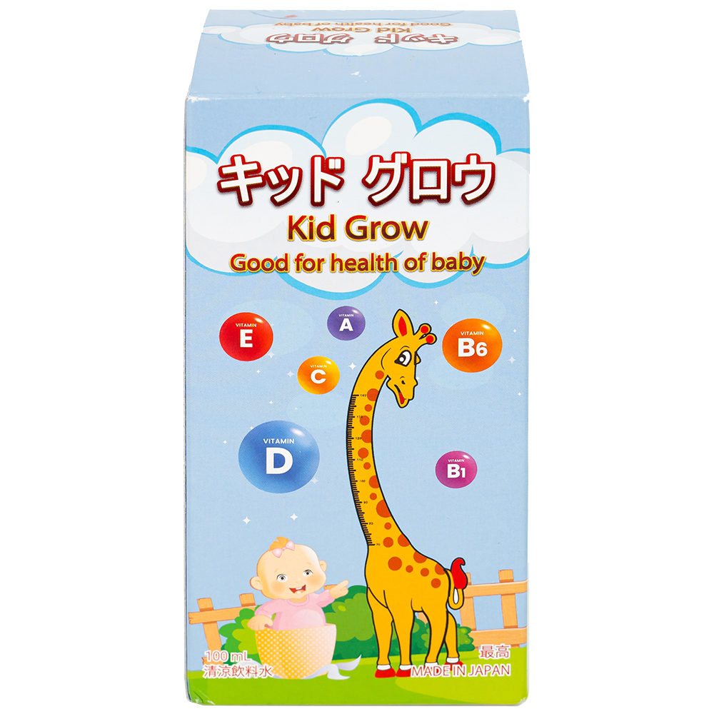 Siro bổ sung chất xơ, tăng cường sức đề kháng cho trẻ KID GROW Kenko (100ml)