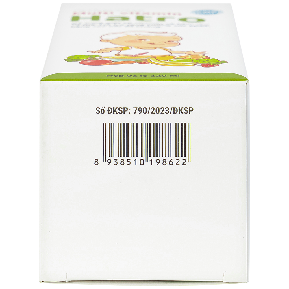 Siro bổ sung các vitamin và kẽm cho trẻ Multi Vitamin Hatro (120ml)
