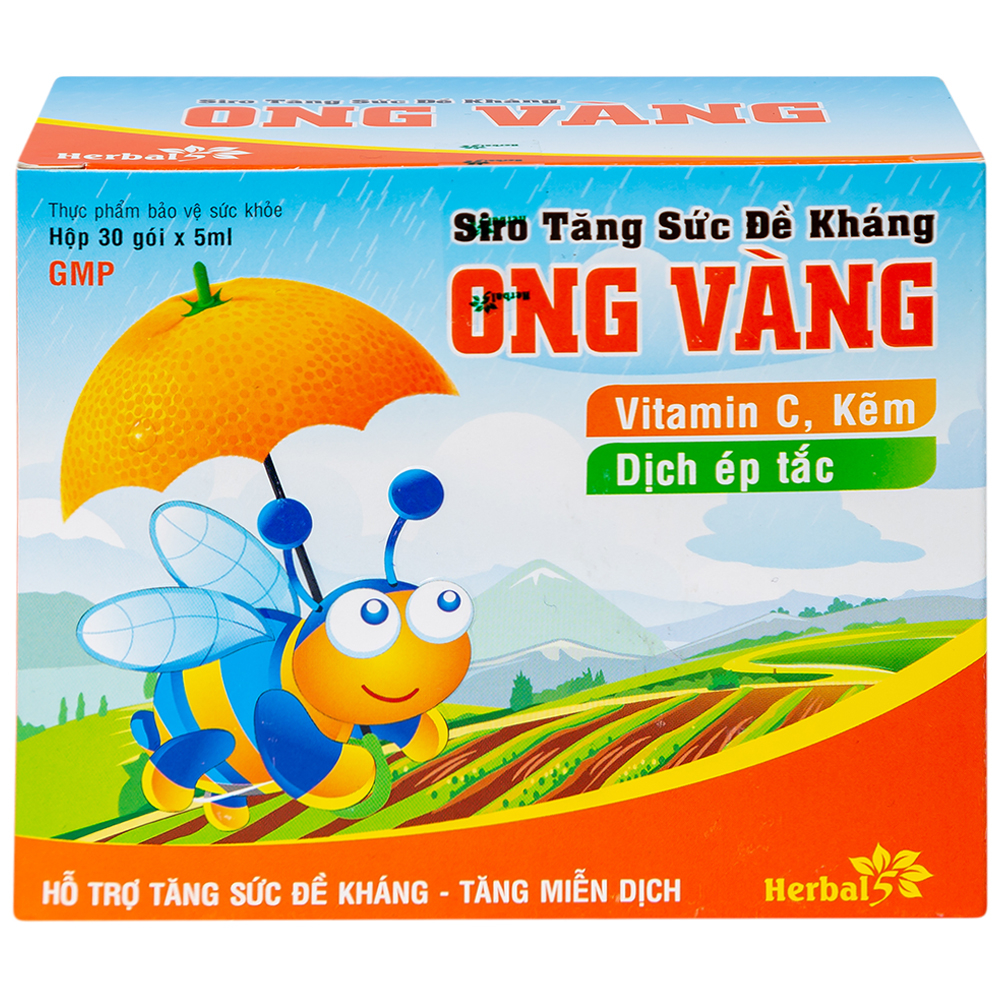 Siro tăng sức đề kháng Ong Vàng Thảo Dược Việt (30 gói)
