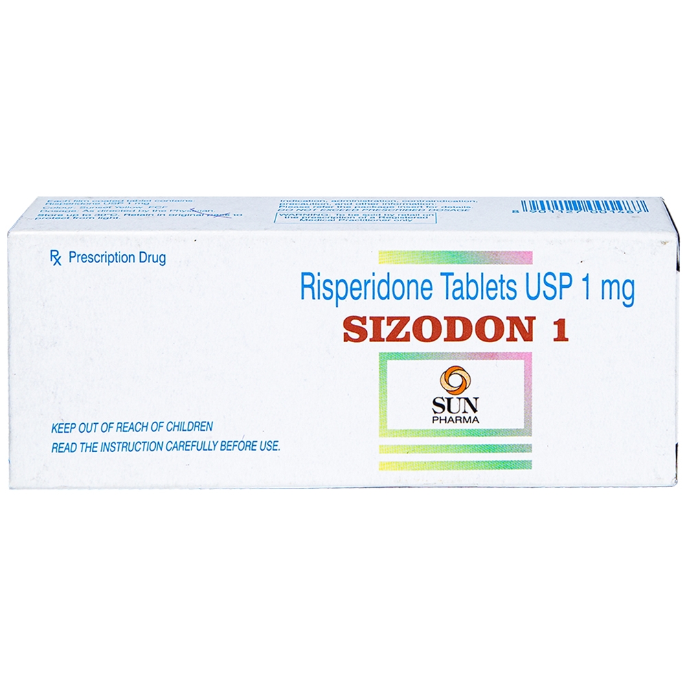 Thuốc Sizodon 1 Sunplay điều trị bệnh tâm thần phân liệt (5 vỉ x 10 viên)