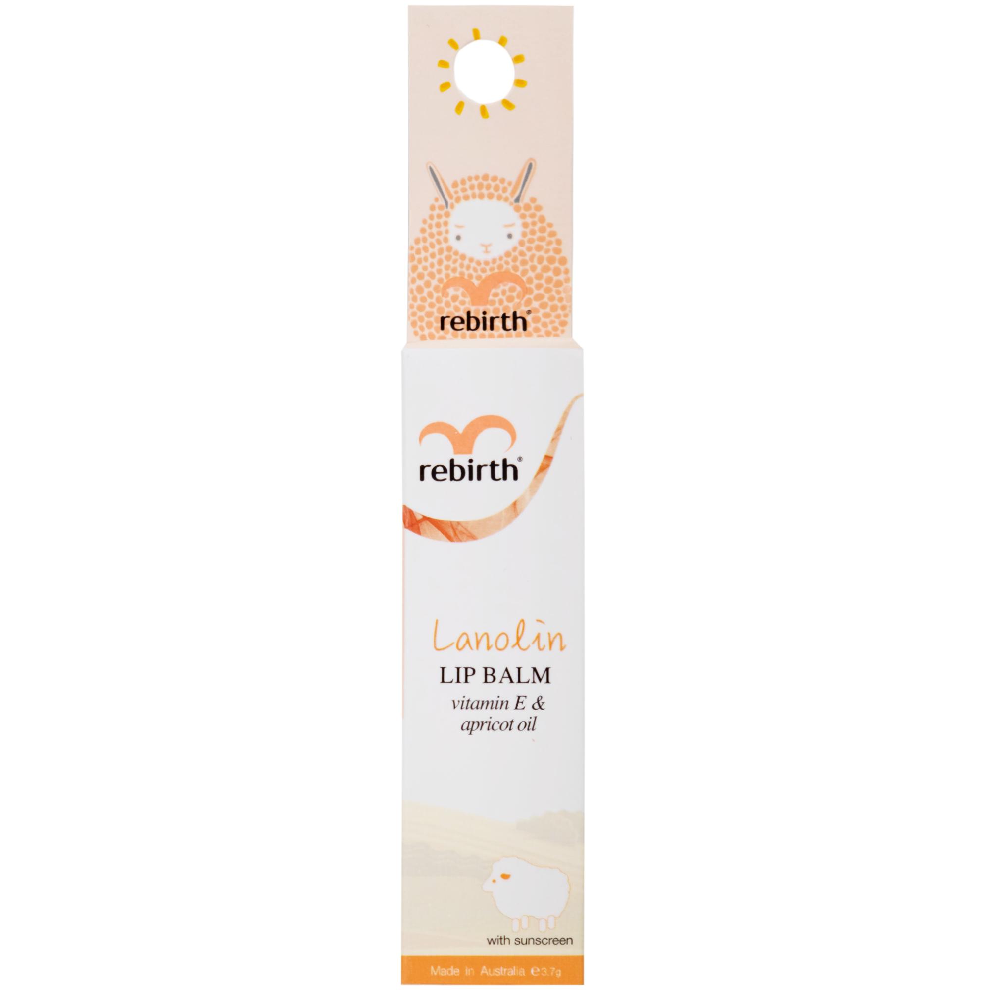 Son dưỡng môi Rebirth nhau thai cừu dưỡng ẩm và bảo vệ môi khỏi ánh nắng (3.7g)