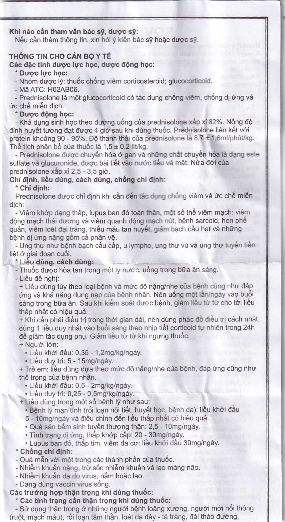 Viên sủi Sovepred Mekophar điều trị viêm khớp dạng thấp, lupus ban đỏ toàn thân (30 viên) 