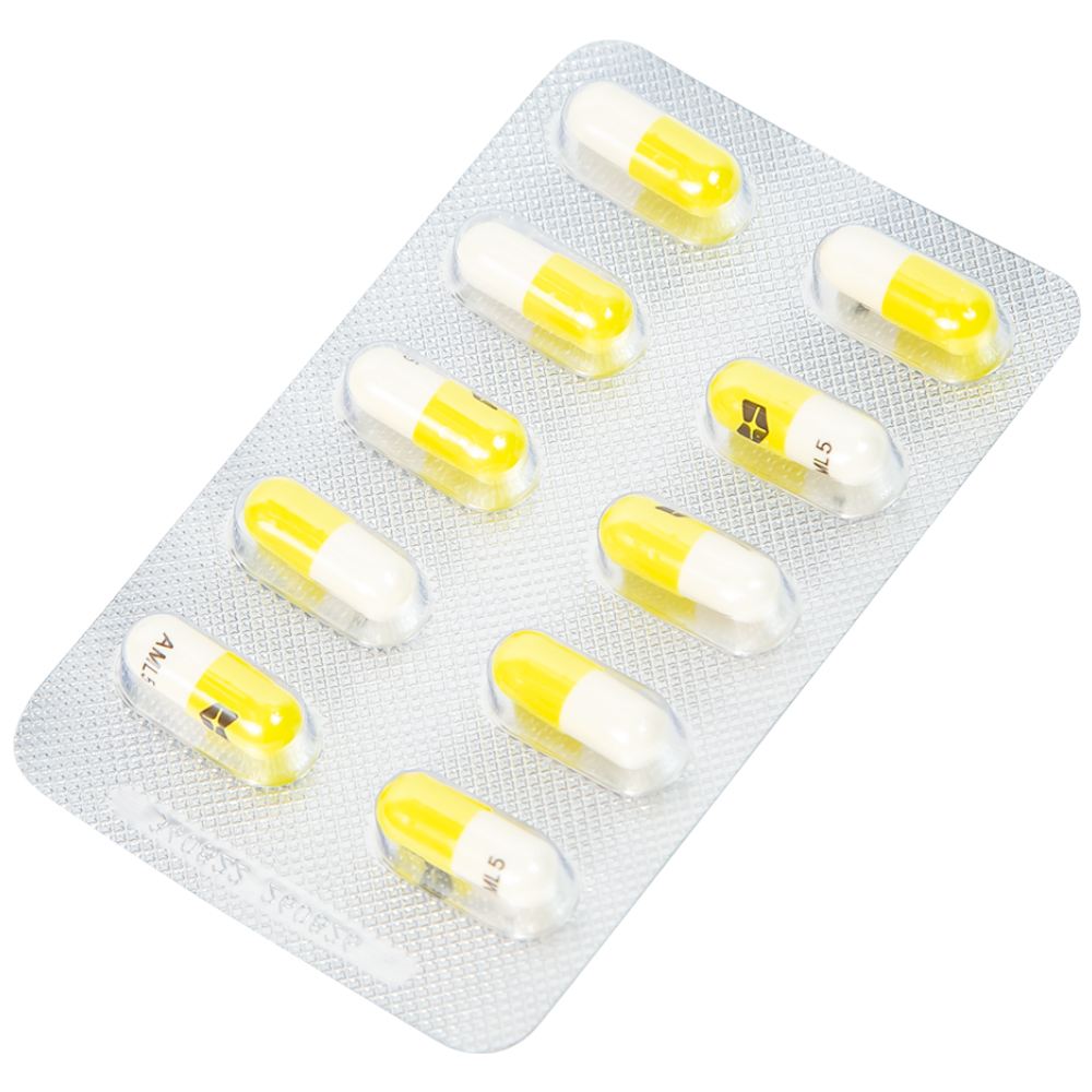 Thuốc Stadovas 5 CAP Stella điều trị tăng huyết áp, đau thắt ngực mạn tính ổn định (3 vỉ x 10 viên)