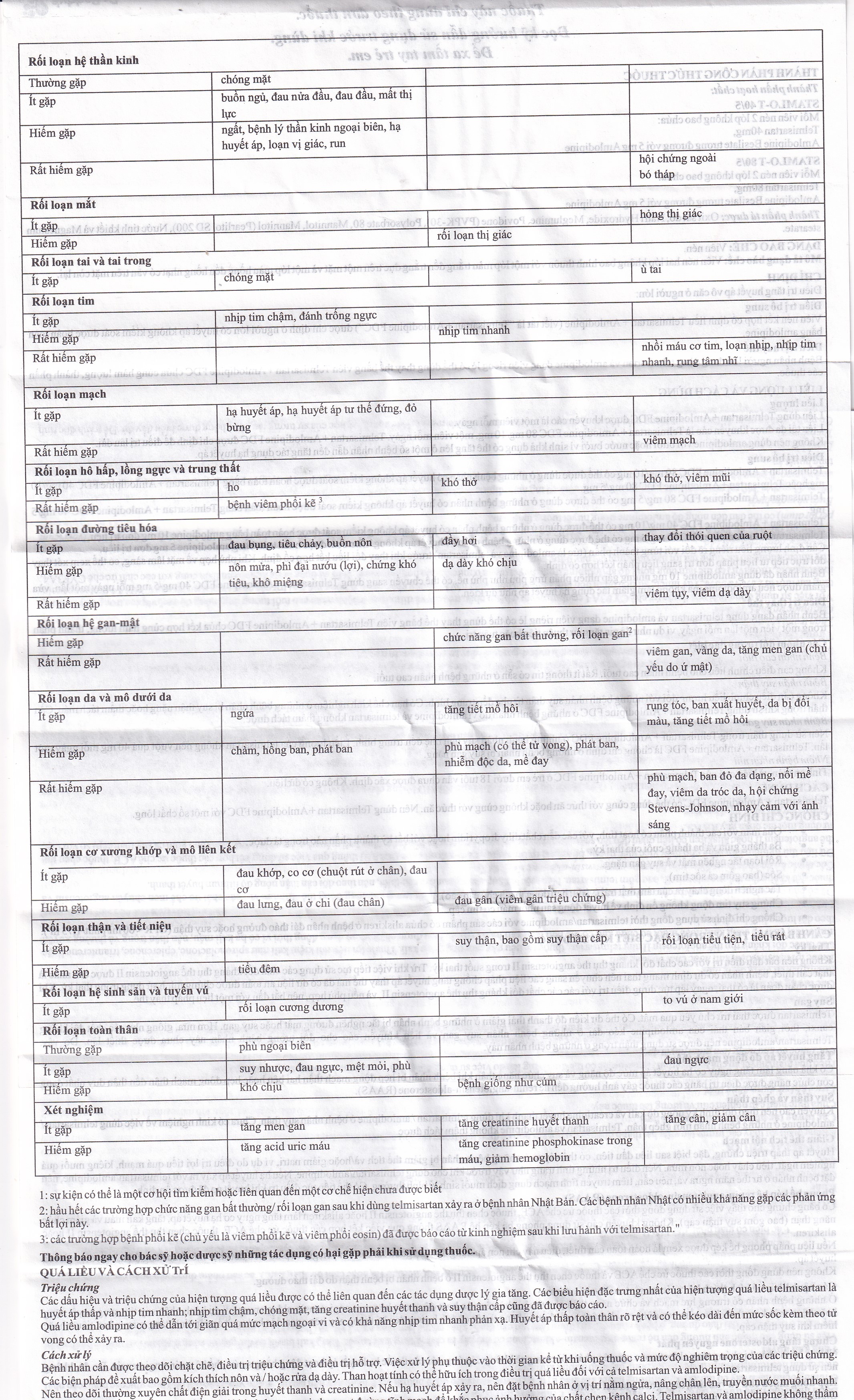 Thuốc Stamlo-T 40mg/5mg Dr.Reddy điều trị tăng huyết áp (4 vỉ x 7 viên)