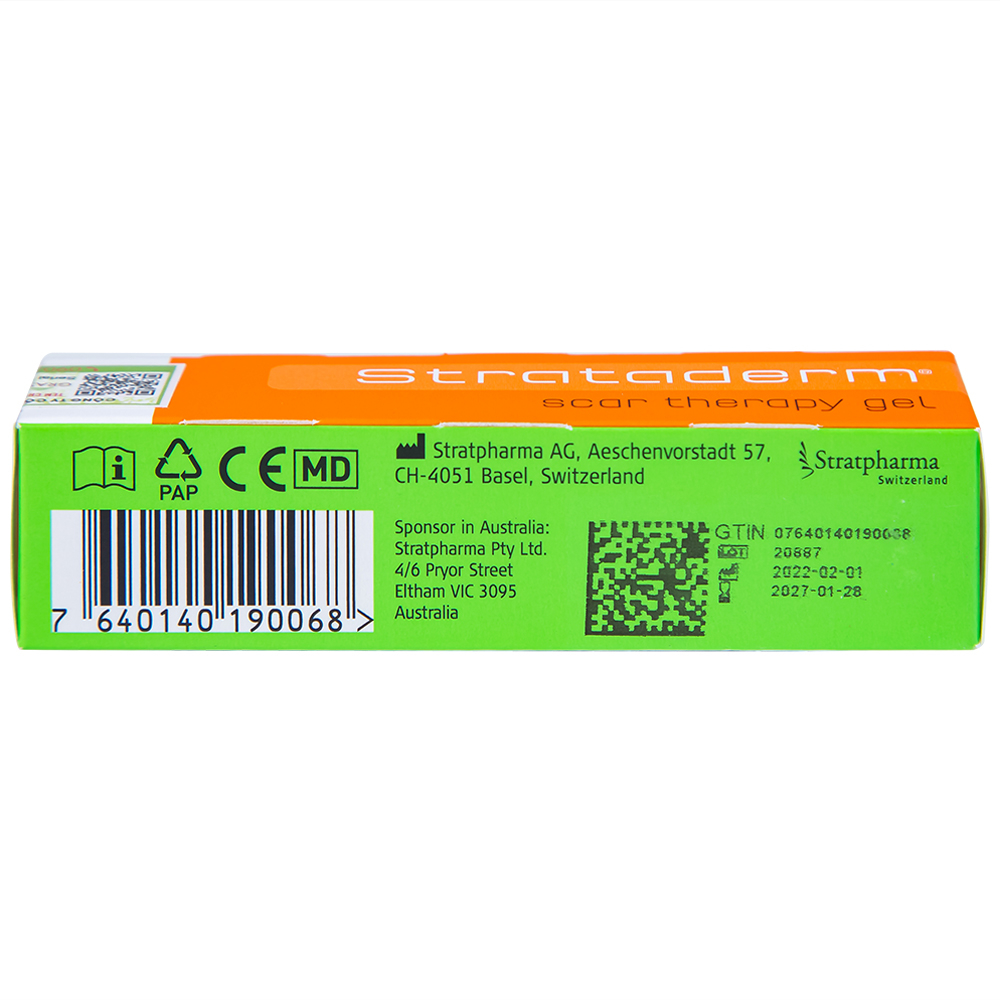 Kem bôi sẹo lồi, sẹo lâu năm Strataderm 5g