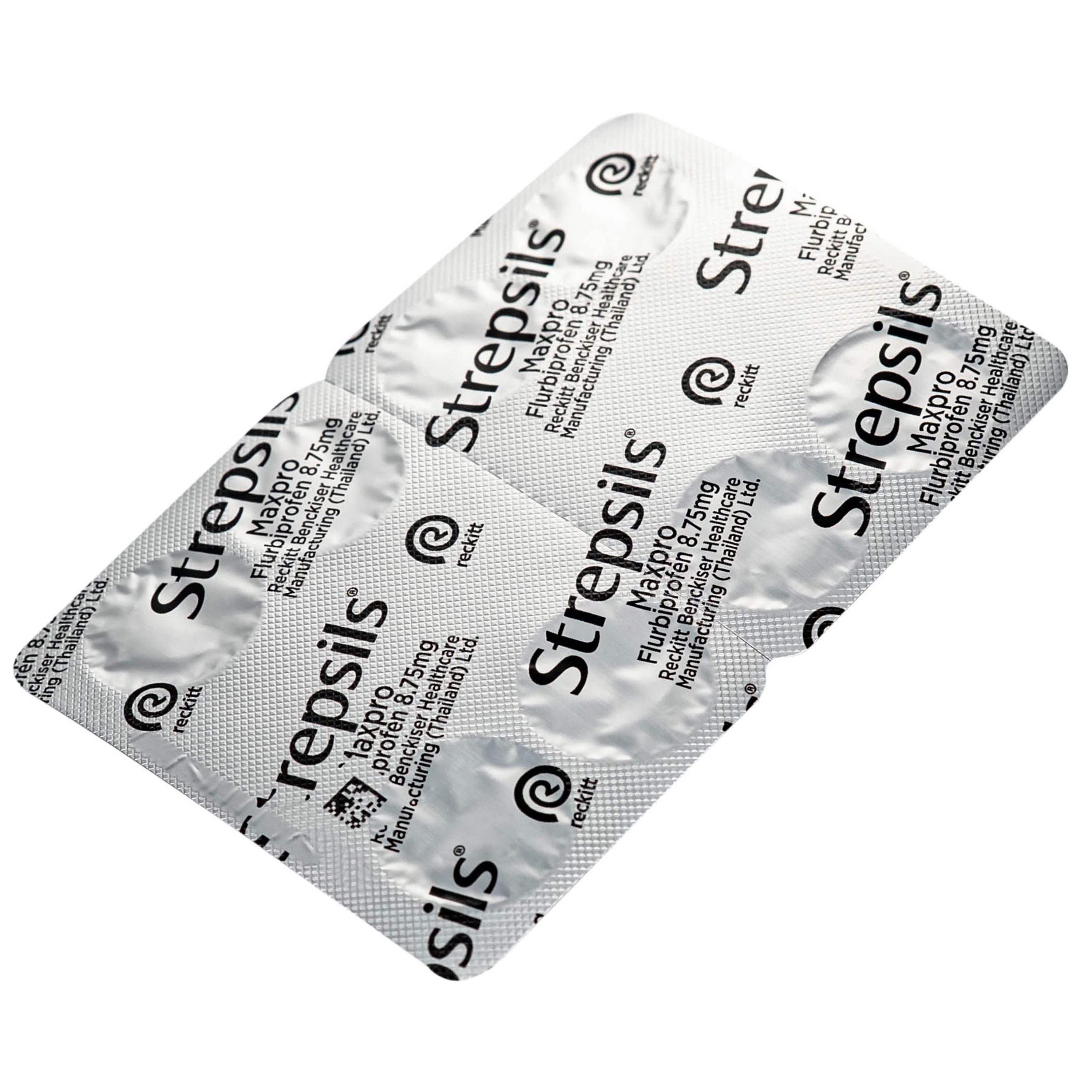 Viên ngậm Strepsils Maxpro mật ong & chanh chống viêm, làm giảm đau họng (2 vỉ x 8 viên)