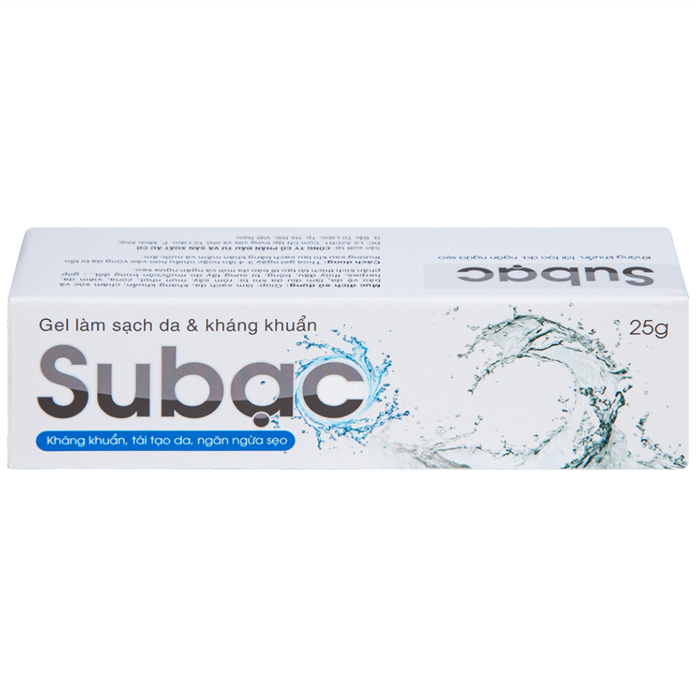 Gel bôi Su Bạc kháng khuẩn, làm sạch da (25g)