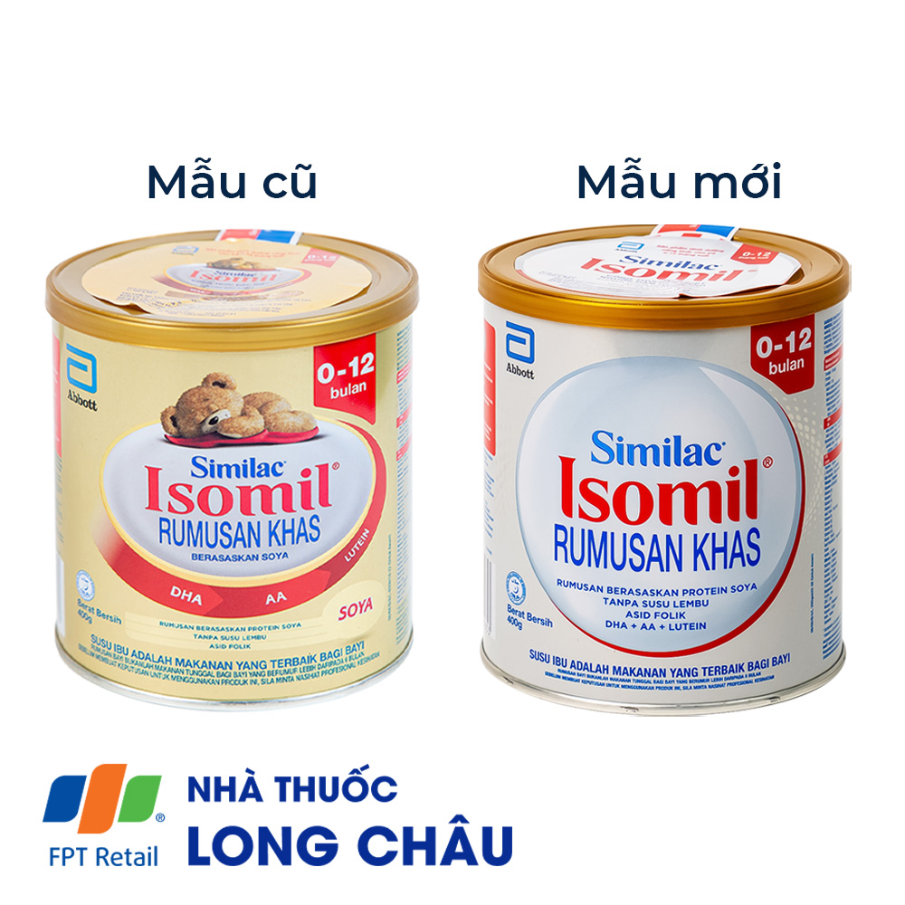 Sữa bổ sung dinh dưỡng cho trẻ 0 - 12 tháng Similac Isomil Plus (400g)