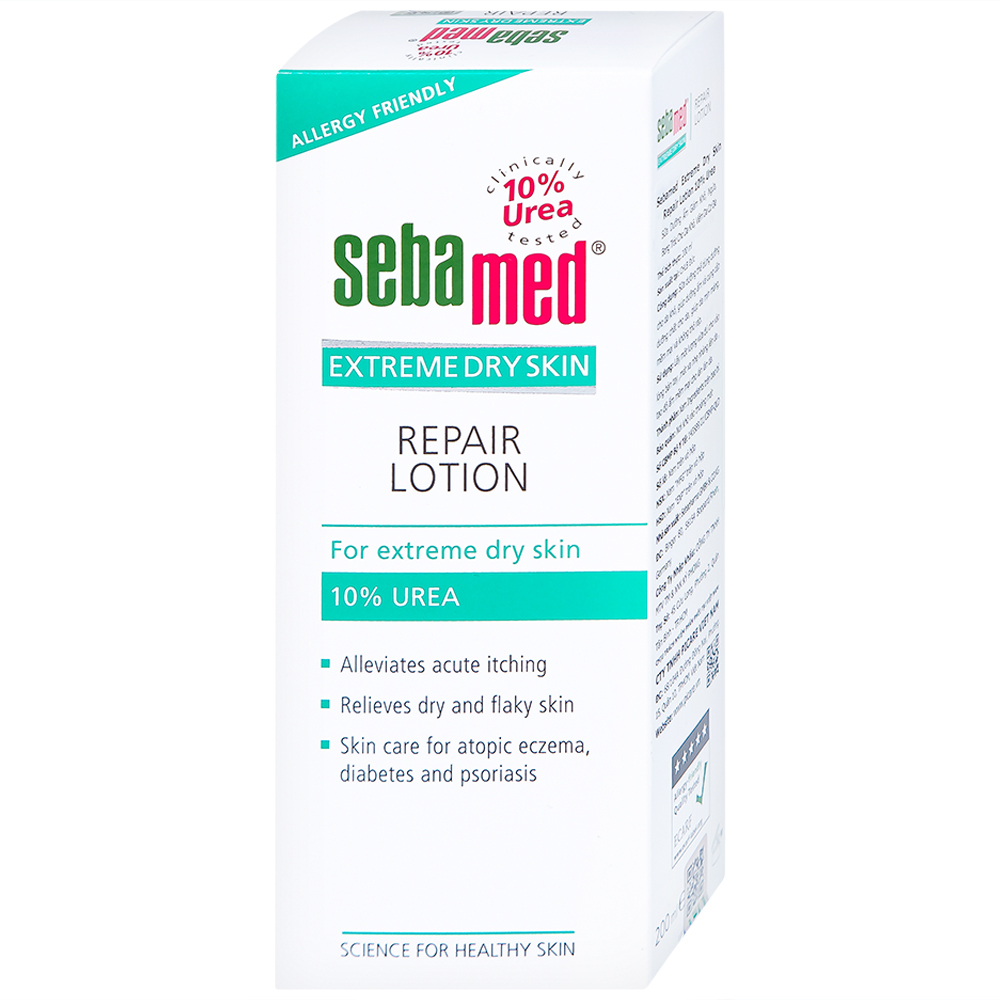 Sữa dưỡng ẩm Sebamed Extreme Dry Skin Repair Lotion 10% Urea cho da khô, viêm da cơ địa (200ml)