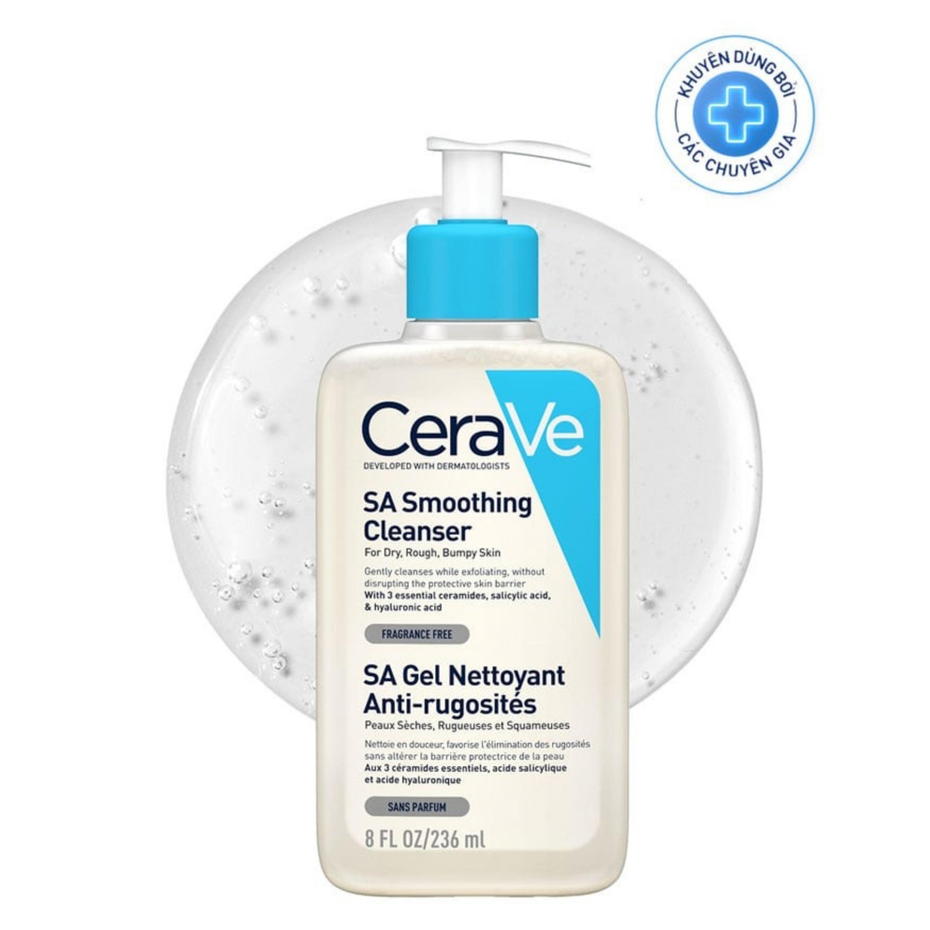 Sữa rửa mặt cho da nhạy cảm Cerave Sa Smoothing Cleanser 236ml