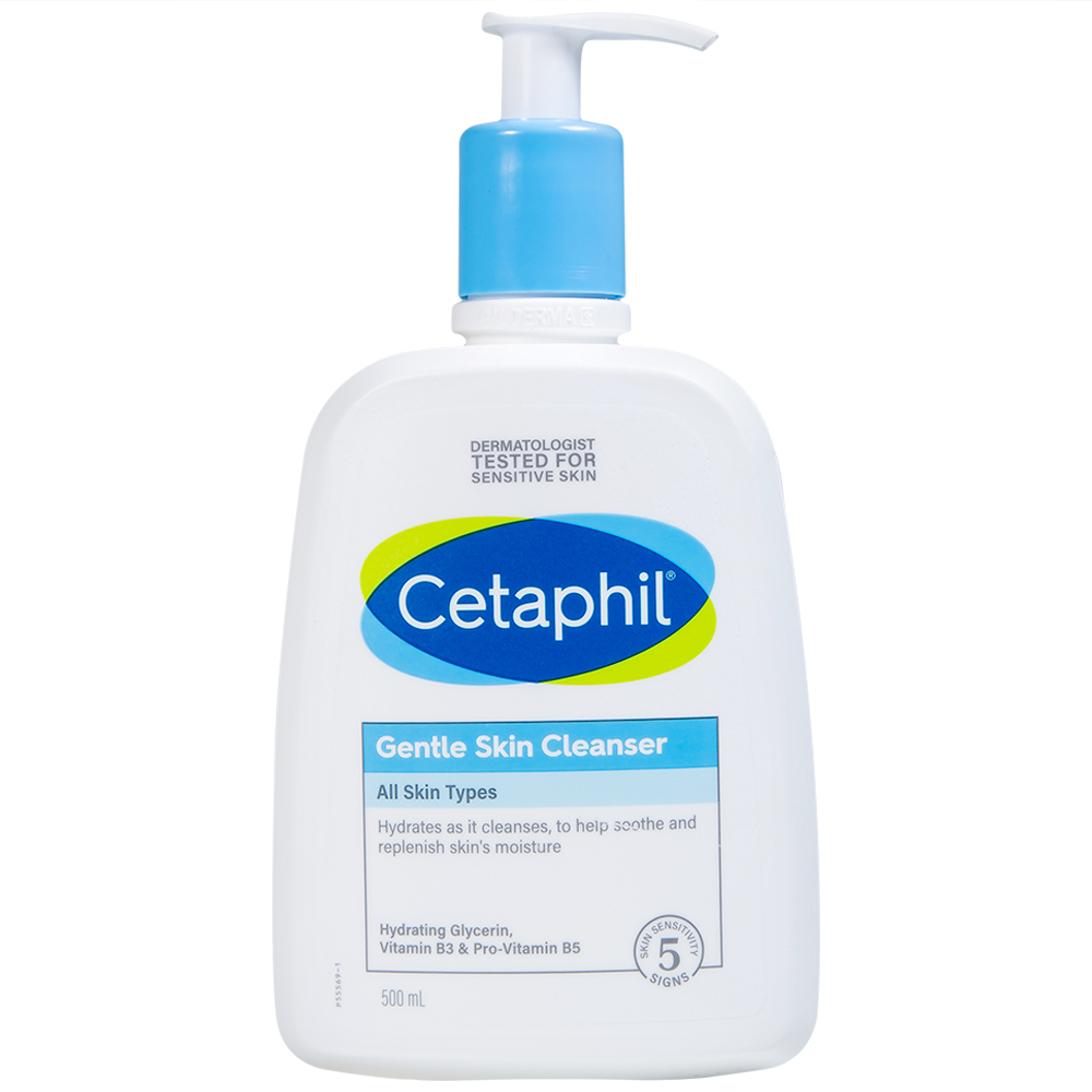 Sữa rửa mặt cho da nhạy cảm Cetaphil Gentle Skin Cleanser 500ml