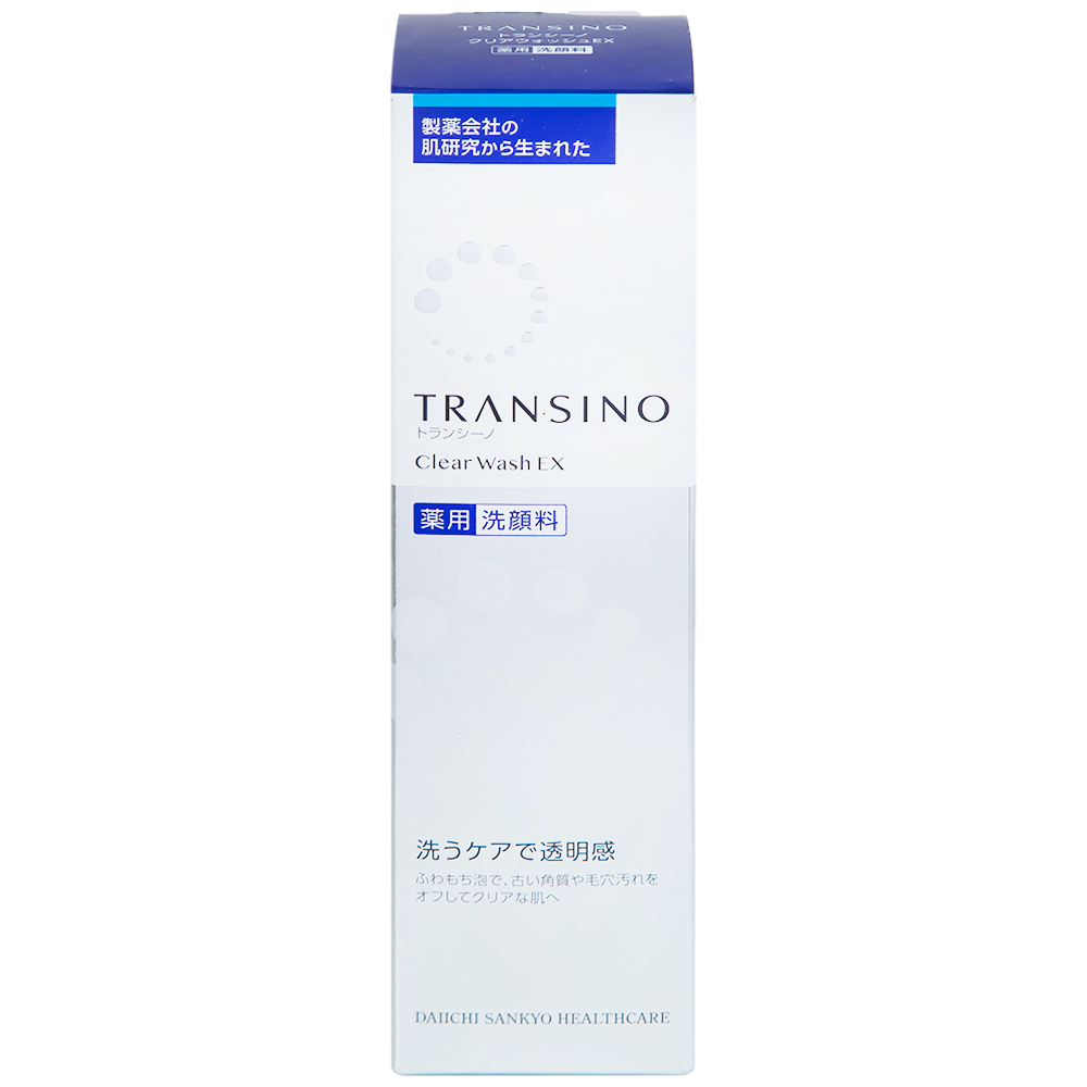 Sữa rửa mặt dưỡng trắng, ngăn ngừa nám Transino Clear Wash EX 100g