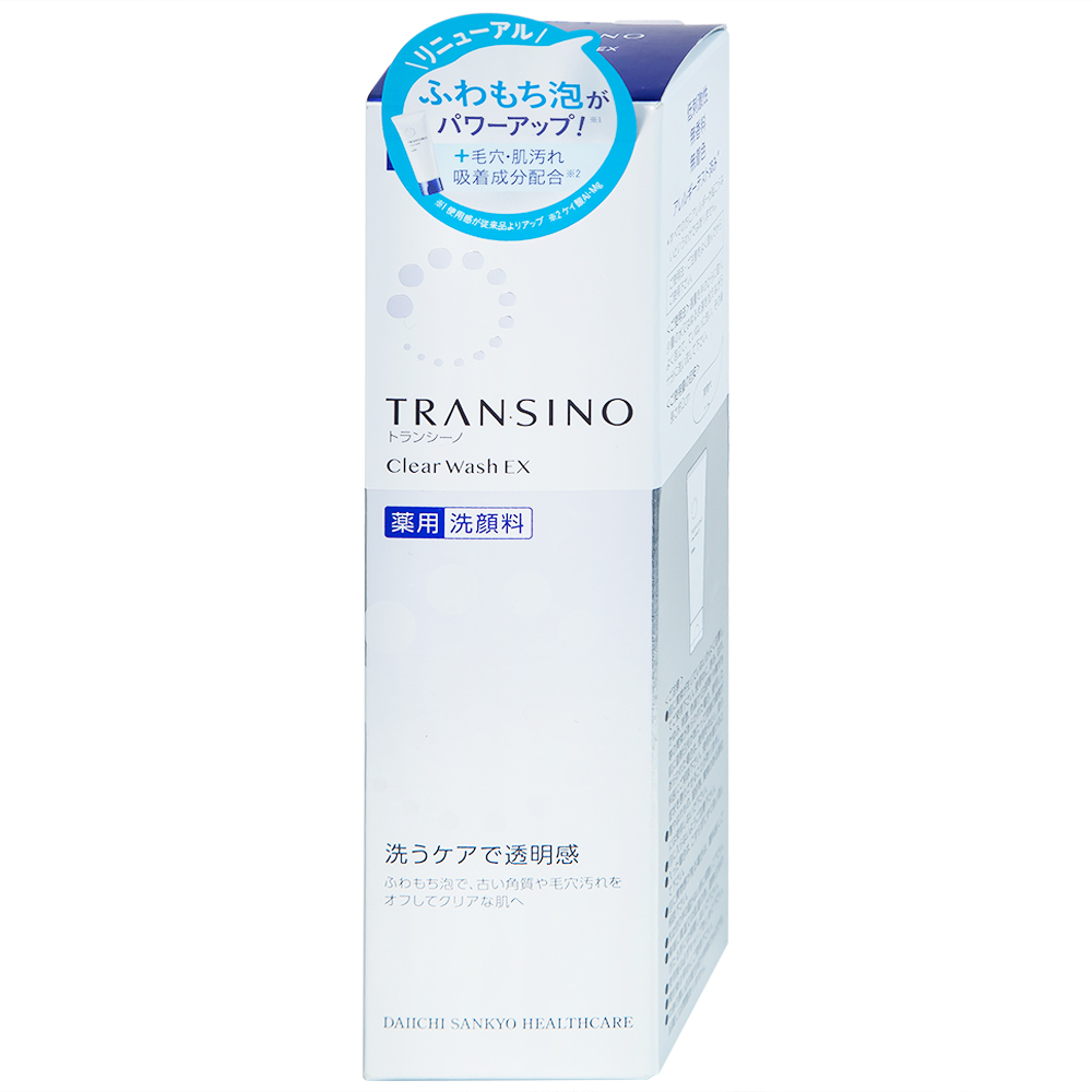 Sữa rửa mặt dưỡng trắng, ngăn ngừa nám Transino Clear Wash EX 100g