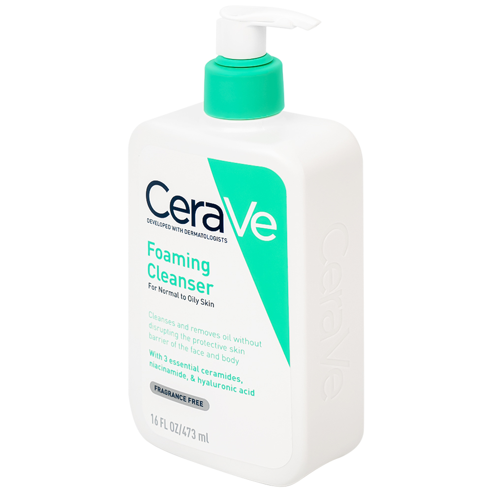 Sữa rửa mặt dành cho da dầu Cerave Foaming Cleanser 473ml