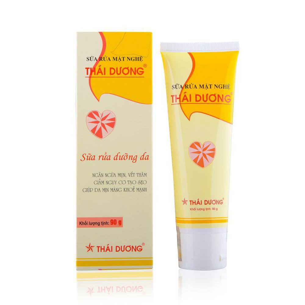 Sữa rửa mặt nghệ Thái Dương loại bỏ lớp trang điểm, chất nhờn, bụi bẩn trên da (90g)