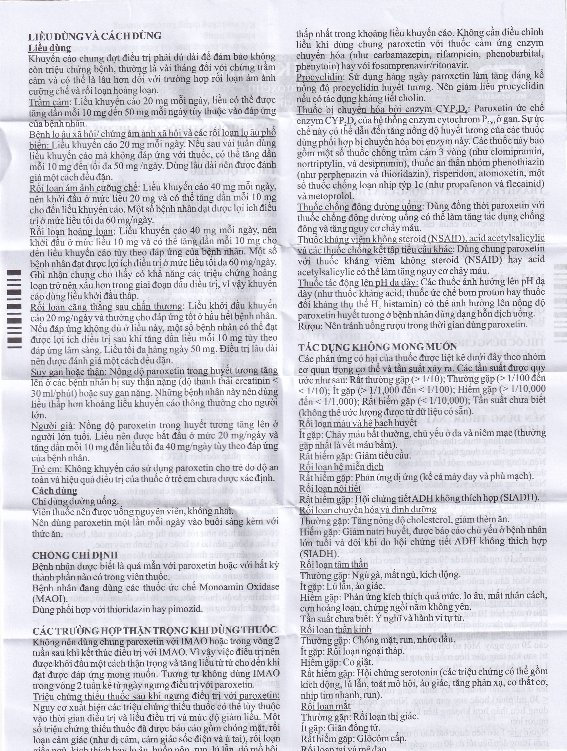 Thuốc Sumiko 20mg Medochemie điều trị bệnh trầm cảm (5 vỉ x 10 viên)