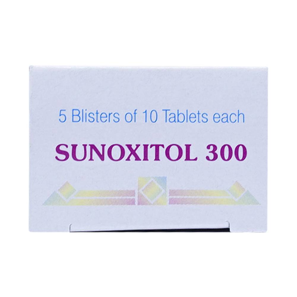 Thuốc Sunoxitol 300 Sun Pharma điều trị động kinh cục bộ (5 vỉ x 10 viên)