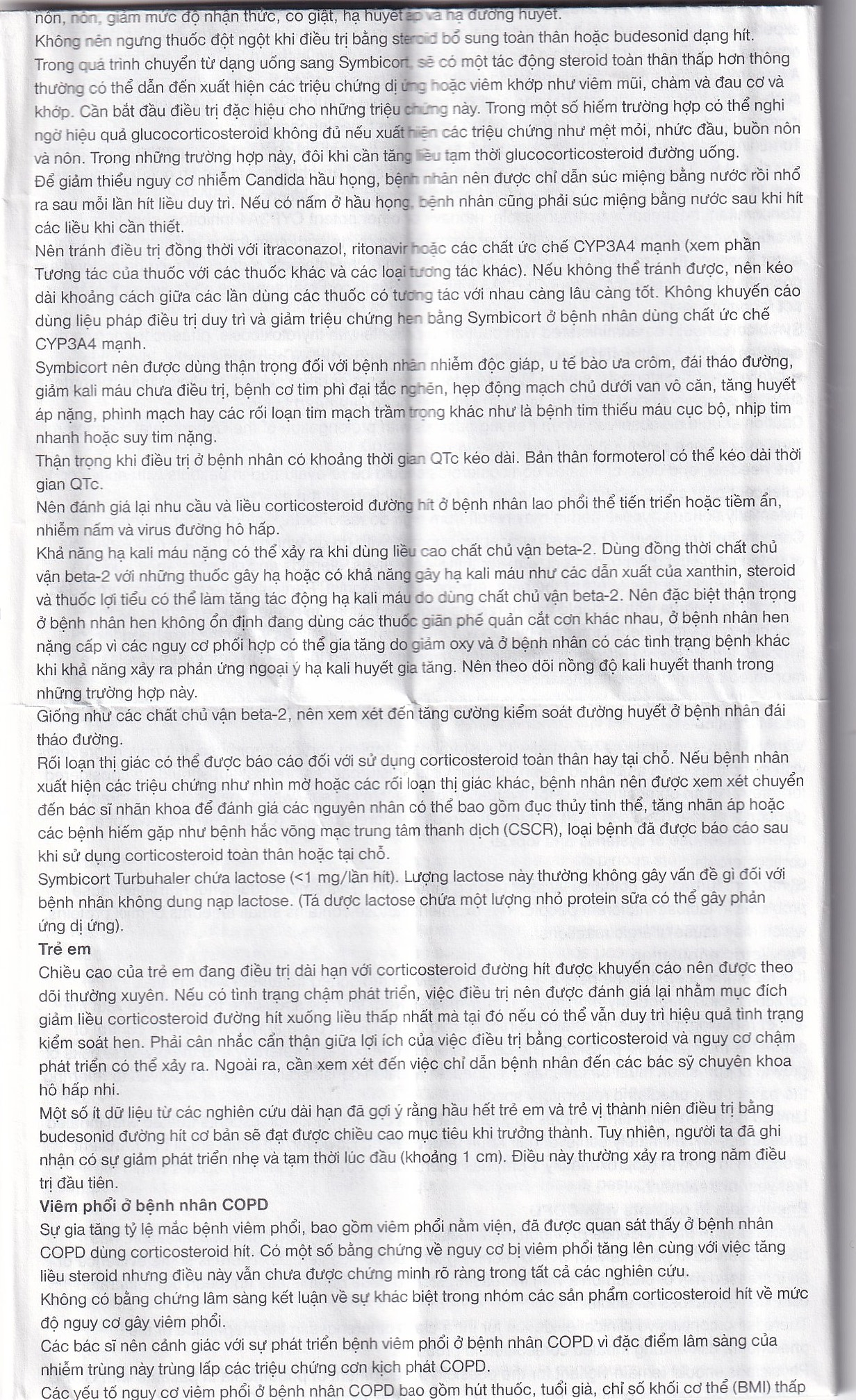 Thuốc bột để hít Symbicort AstraZeneca điều trị hen suyễn (60 liều)