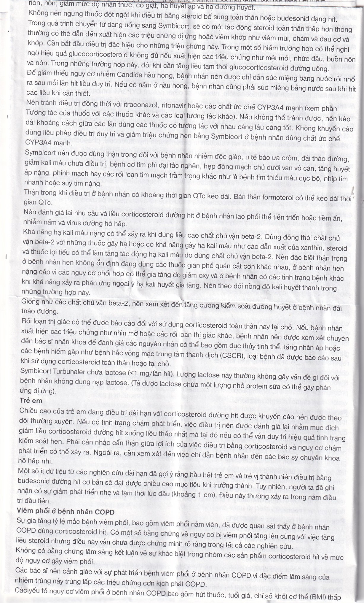 Thuốc bột để hít Symbicort AstraZeneca điều trị hen suyễn (60 liều)