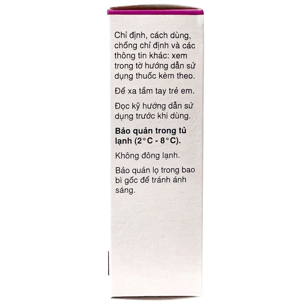 Dung dịch tiêm Synagis 50mg/0.5ml Astrazeneca điều trị để phòng ngừa bệnh đường hô hấp