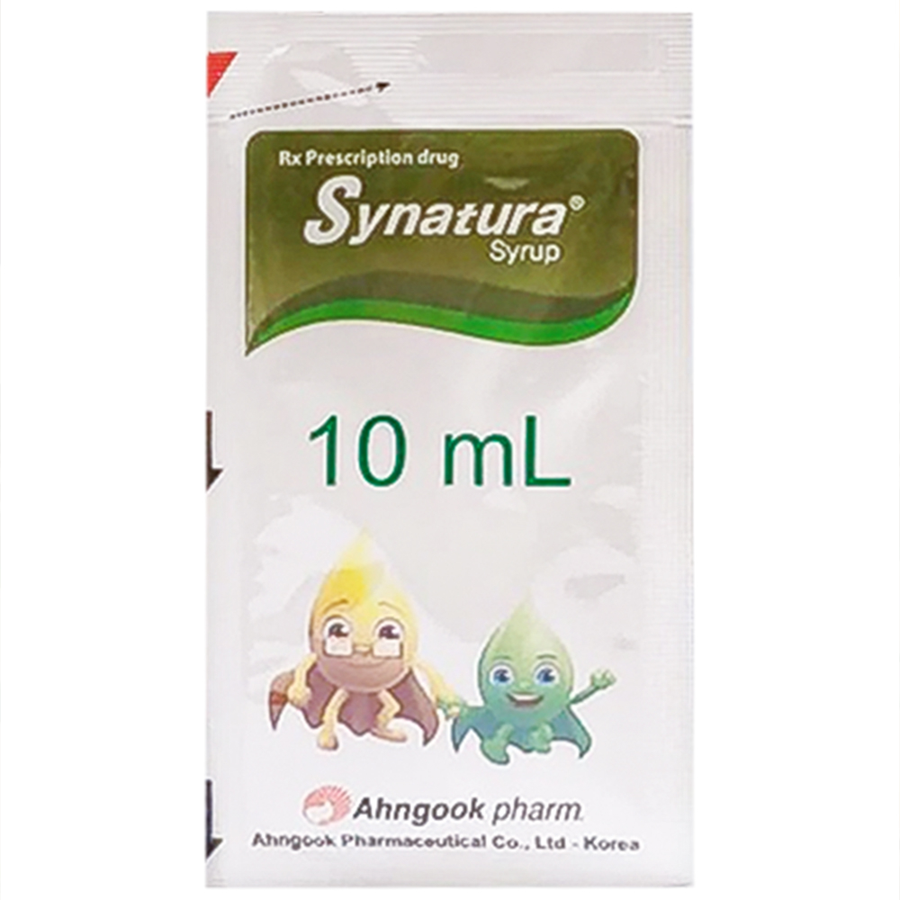 Siro Synatura Ahngook điều trị điều trị nhiễm khuẩn hô hấp, viêm phế quản (78 gói)