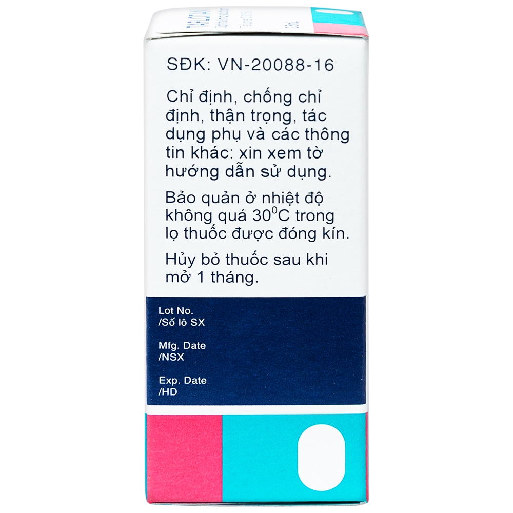 Thuốc nhỏ mắt Taflotan Santen làm giảm áp lực nội nhãn cao (2,5ml)