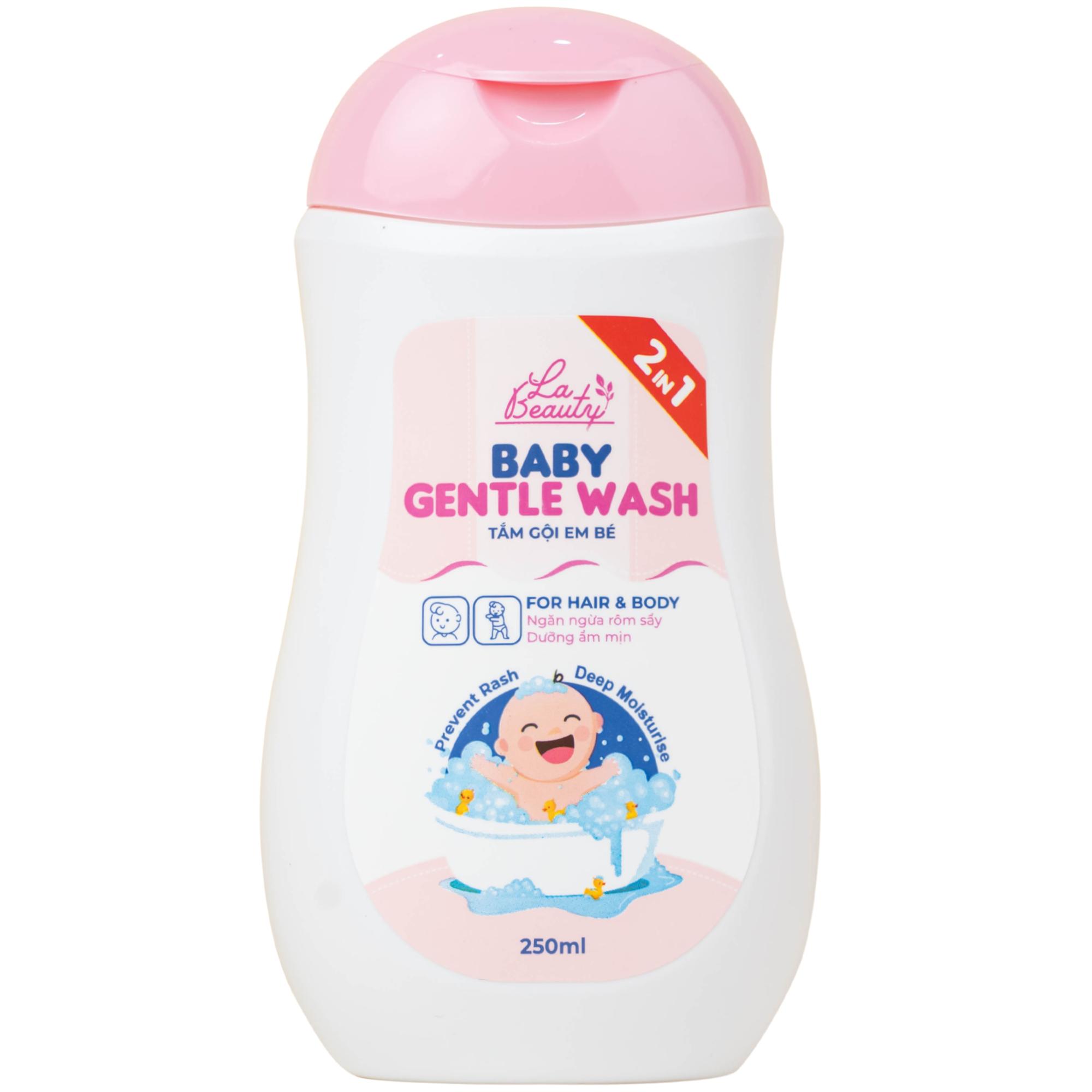 Sữa tắm gội cho bé La Beauty Baby Gentle Wash dịu nhẹ, không kích ứng da (250ml)