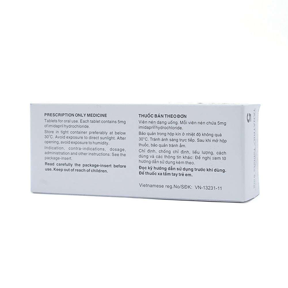 Thuốc Tanatril Tablets 5mg Tanabe điều trị tăng huyết áp vô căn (10 vỉ x 10 viên)