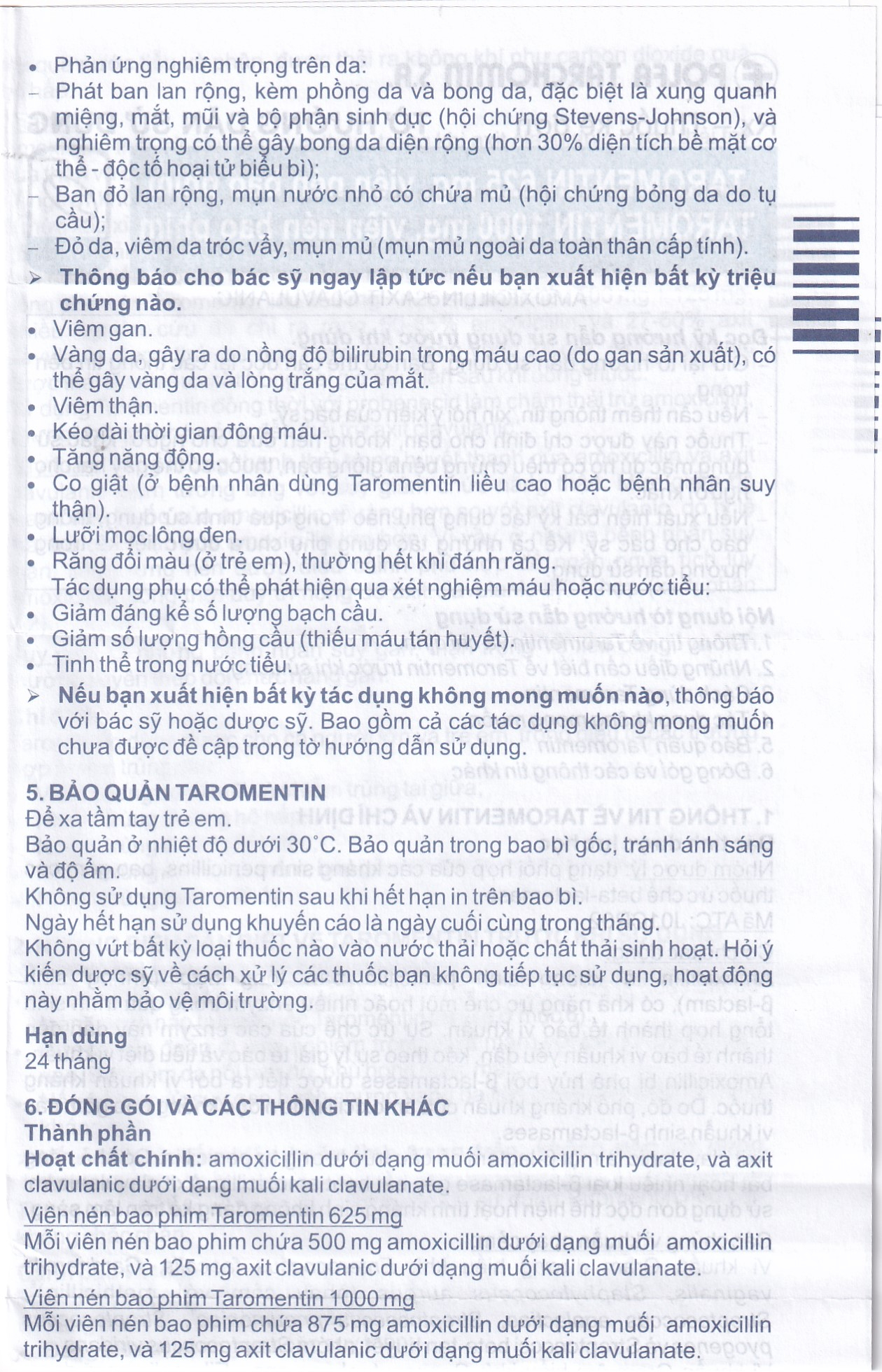 Thuốc Taromentin 1000mg Polfarmex điều trị viêm xoang cạnh mũi (2 vỉ x 7 viên)