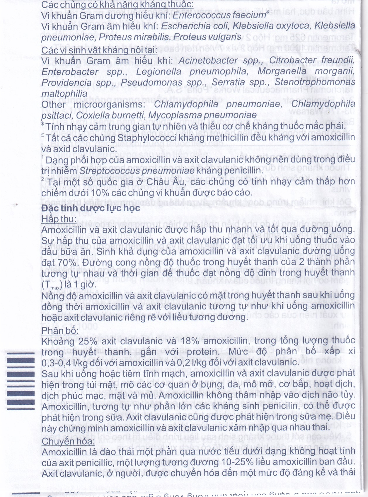 Thuốc Taromentin 1000mg Polfarmex điều trị viêm xoang cạnh mũi (2 vỉ x 7 viên)