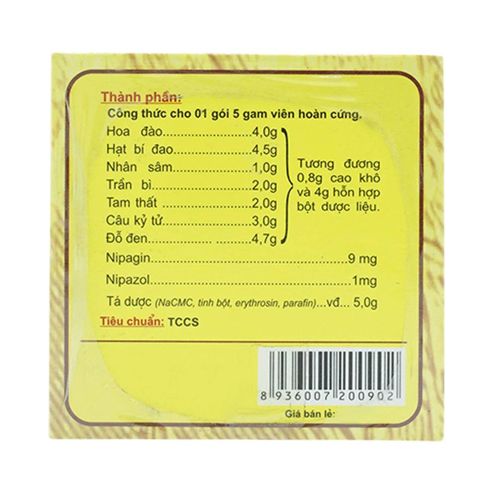 Thuốc Tây Thi Thái Dương điều trị huyết áp thấp, chống mệt mỏi (10 gói x 5g) 