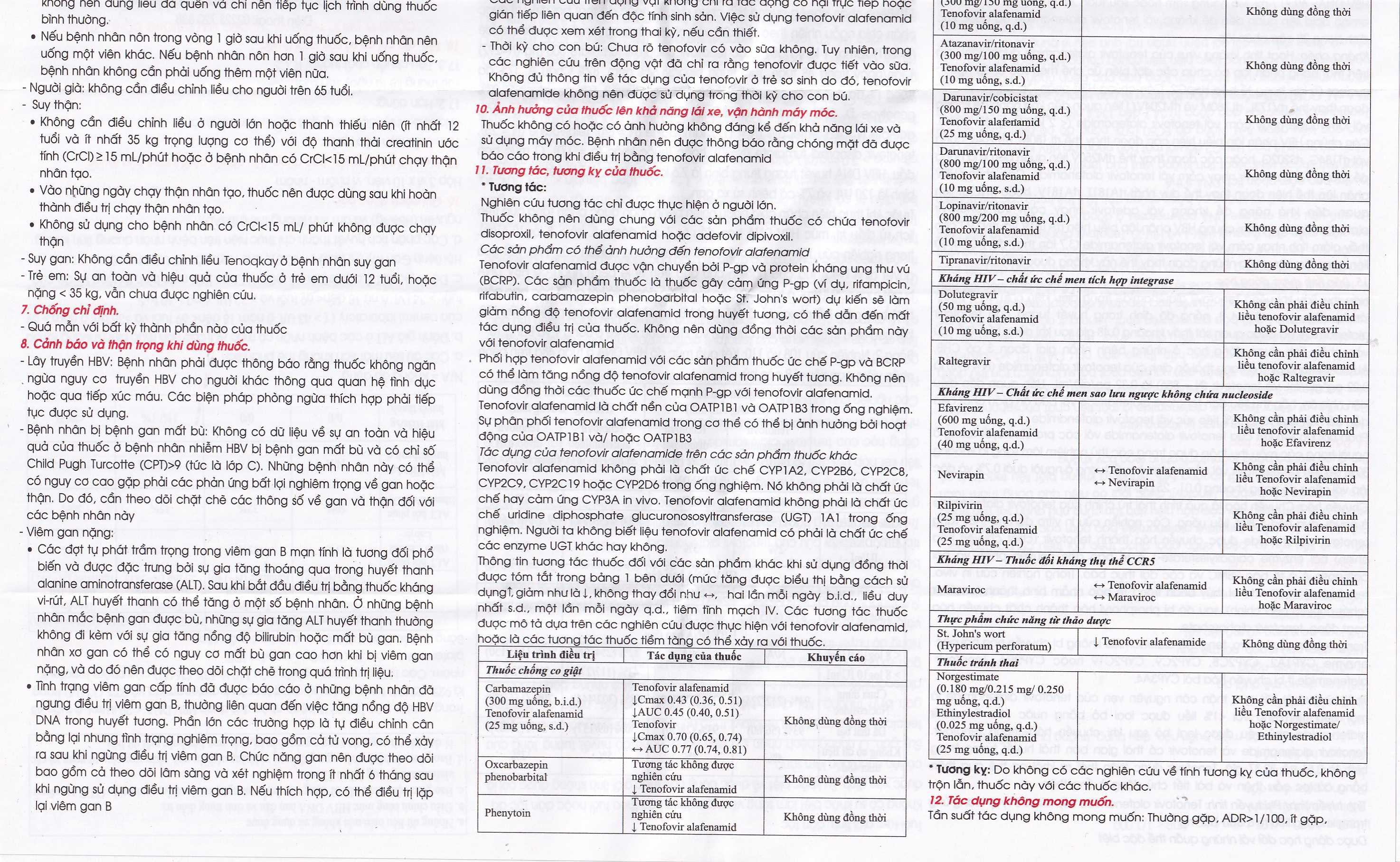 Thuốc Tenoqkay 25mg Phương Đông điều trị bệnh viêm gan siêu vi B mạn tính (3 vỉ x 10 viên)