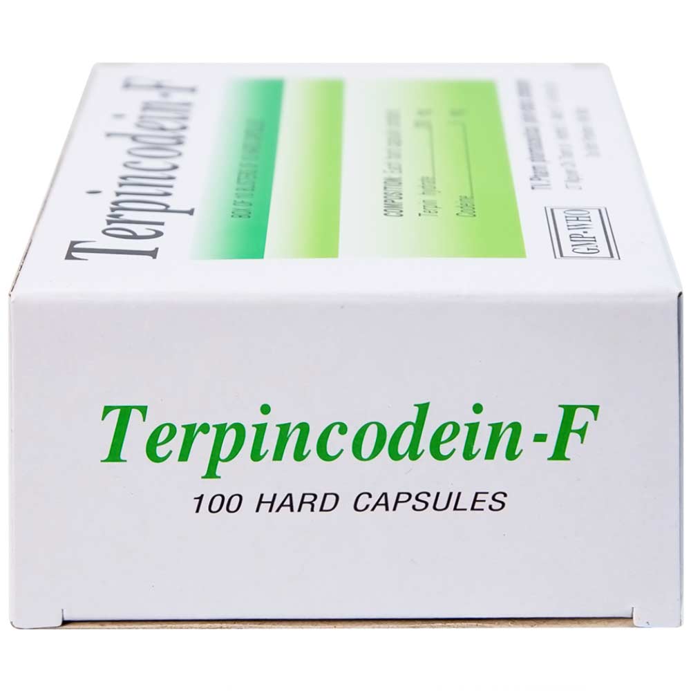 Thuốc Terpincodein-F giảm ho, long đờm (10 vỉ x 10 viên)