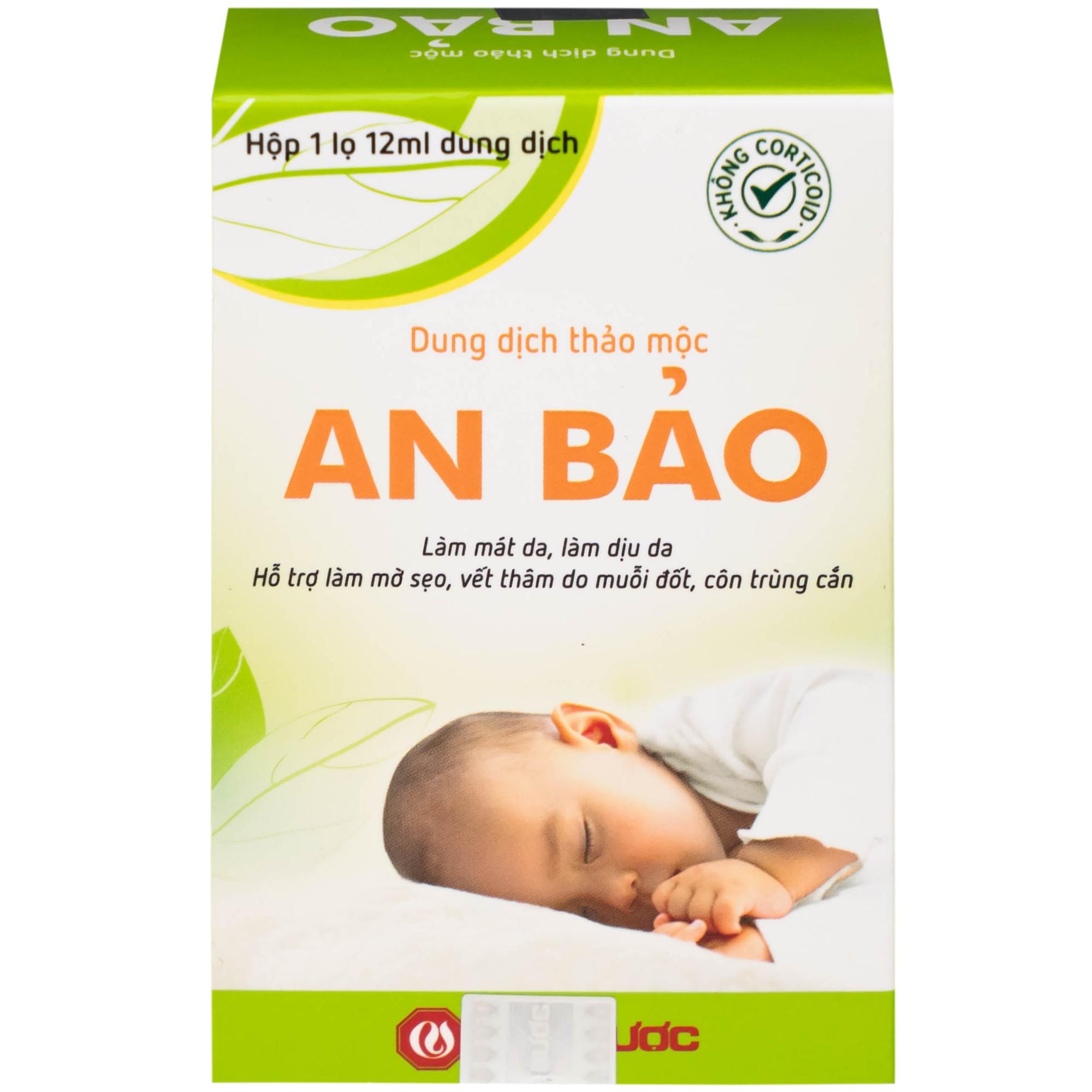 Gel bôi da An Bảo Nam Dược giảm ngứa, dịu nhẹ cho bé (12ml)
