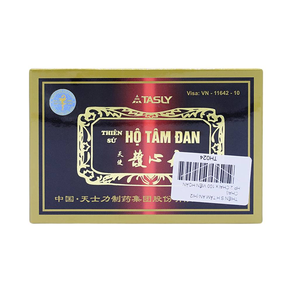 Thuốc Thiên Sứ Hộ Tâm Đan hỗ trợ tăng lưu lượng máu, cải thiện lưu lượng tim (2 lọ x 100 viên)