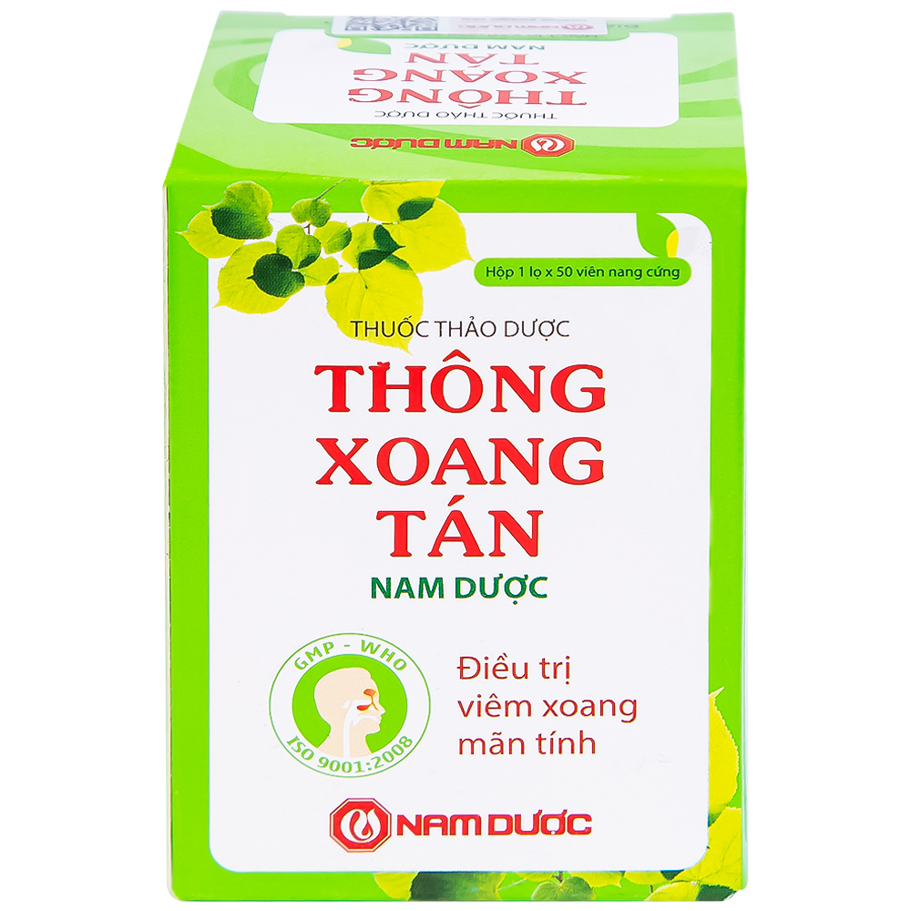 Thuốc Thông Xoang Tán Nam Dược điều trị viêm xoang mãn tính (50 viên)
