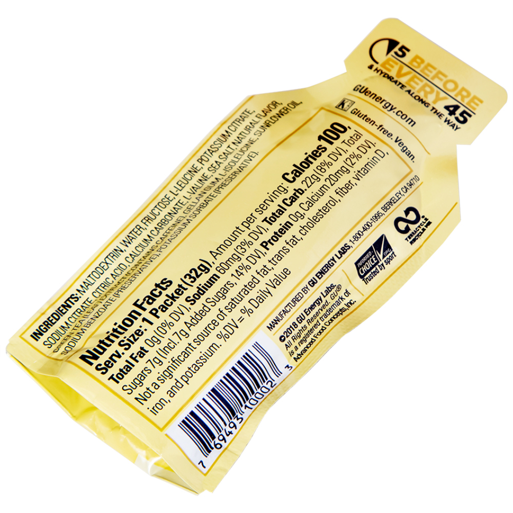 Thực phẩm bổ sung GU Energy Gel Vanilla Bean cung cấp dinh dưỡng và năng lượng cho cơ thể (32g)