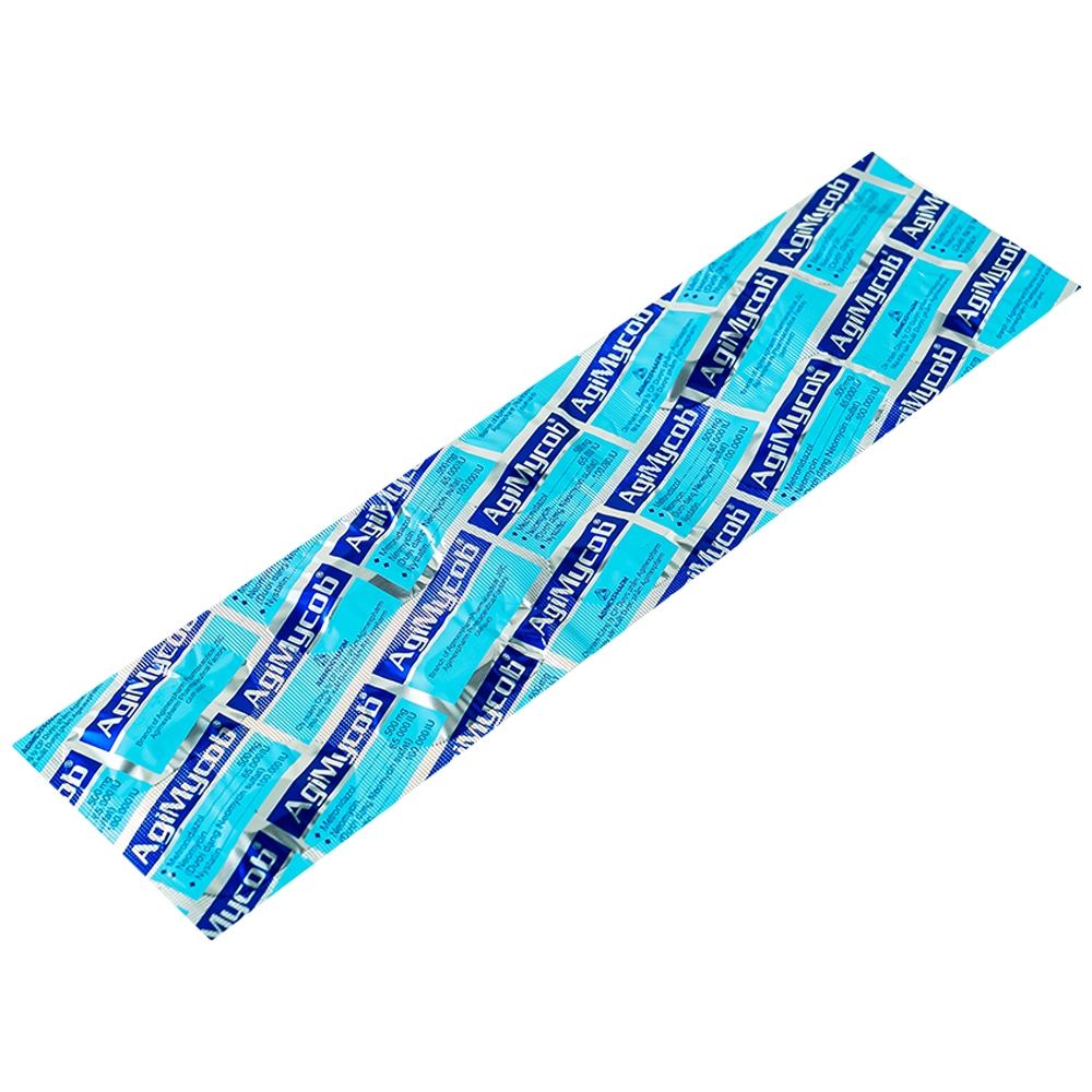 Viên đặt phụ khoa Agimycob Agimexpharm điều trị viêm âm đạo (1 vỉ x 10 viên)