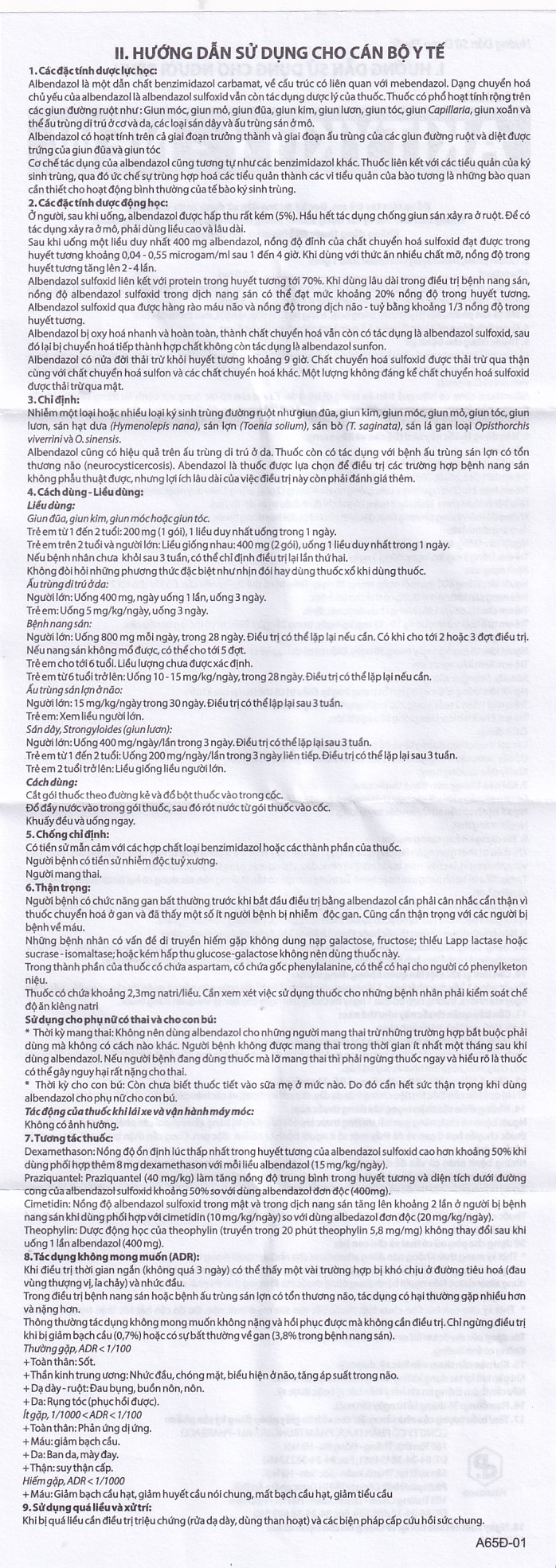 Hỗn dịch uống Akitykity-New 200mg Pharbaco vị ngọt hương cam diệt các loại giun sán, ấu trùng và trứng (2 gói x 1.5g)