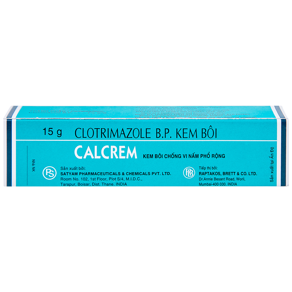 Kem bôi Calcrem chống vi nấm phổ rộng (15g)