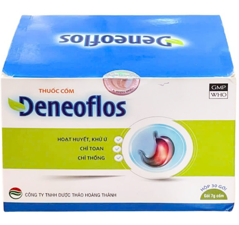 Thuốc cốm Deneoflos Hoàng Thành điều trị viêm loét dạ dày, hành tá tràng (30 gói x 7g)
