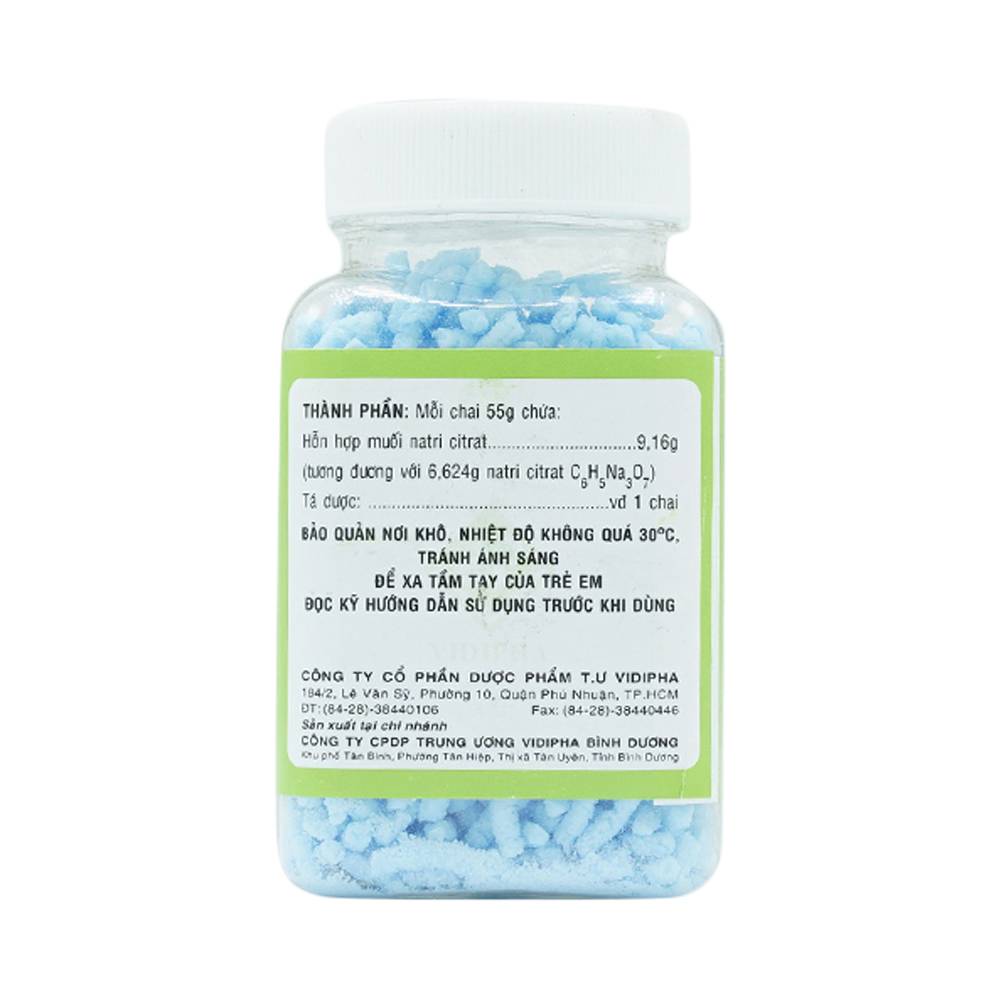 Thuốc cốm Xitrina Vidipha dùng cho ăn không tiêu, đau dạ dày, ói mửa (55g)