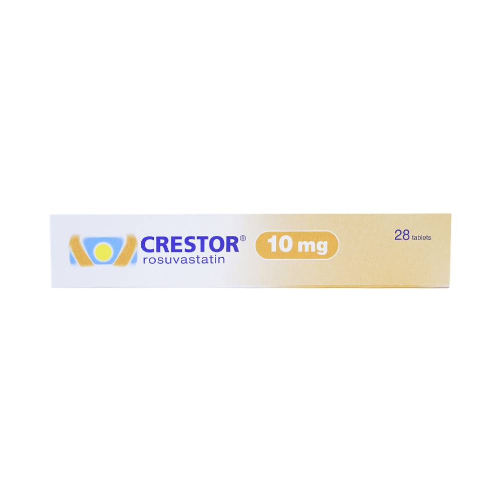 Thuốc Crestor 10mg AstraZeneca điều trị tăng cholesterol máu nguyên phát (2 vỉ x 14 viên)